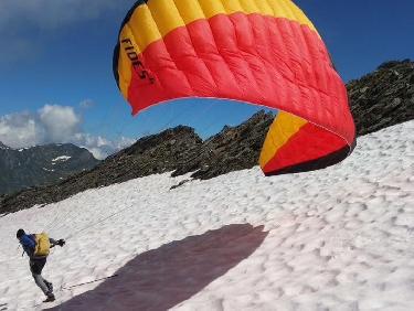 DÃ©collage juste sous le sommet 