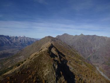 Dans les thermiques au dessus de la crete 