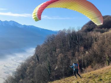 Vol avant les rafales 