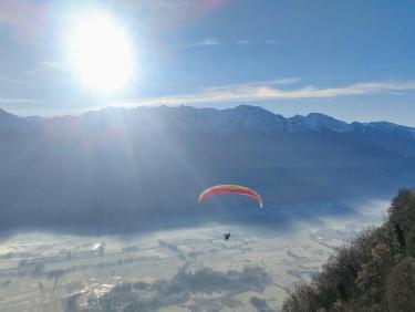 Vol avant les rafales 