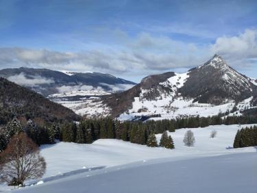 Sortie raquettes avec la mère et les sœurs !