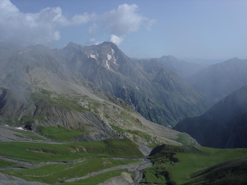 vue du dernier col de la journée