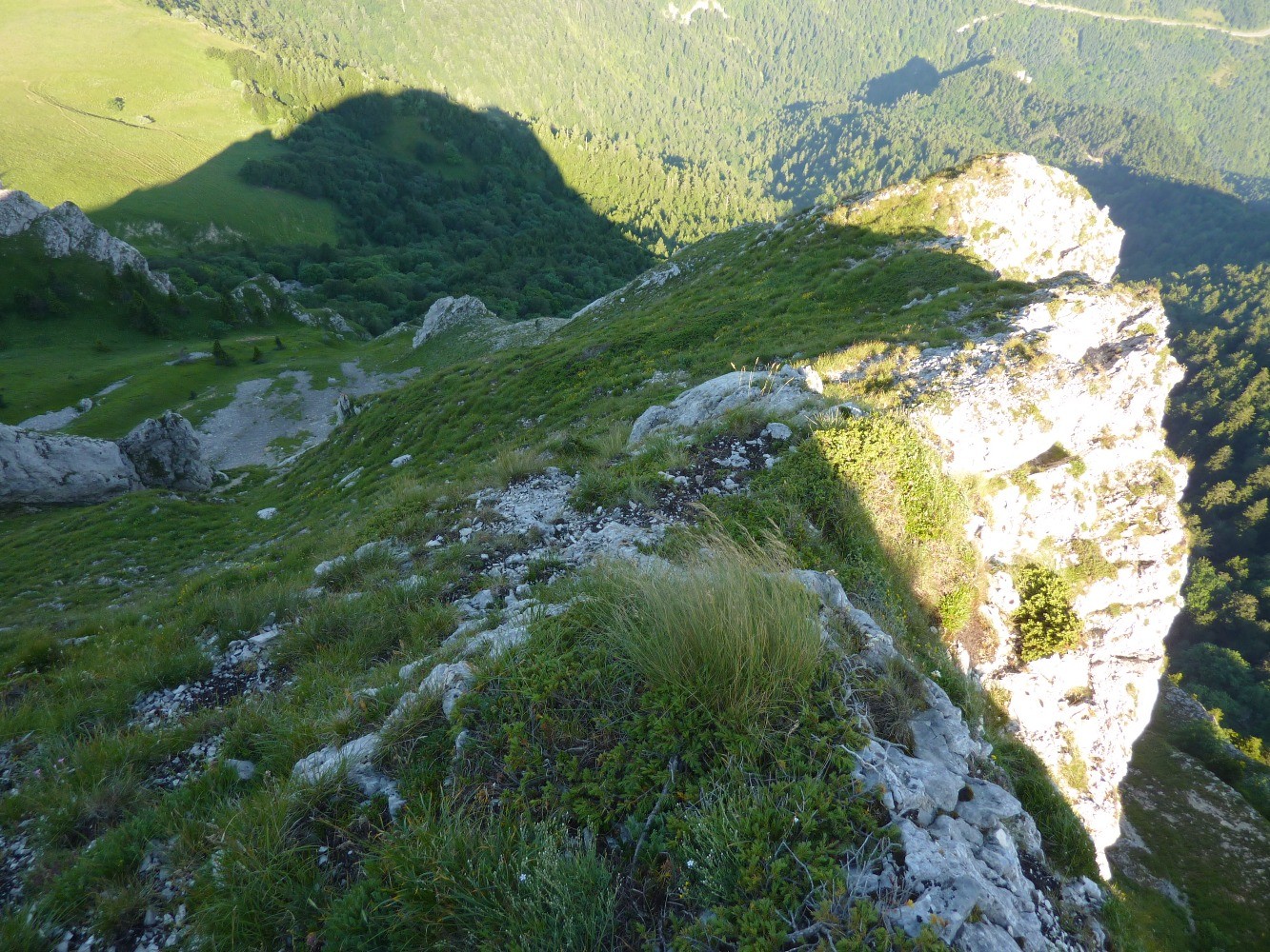 Vue arriÃ¨re sur l'arÃªte NO