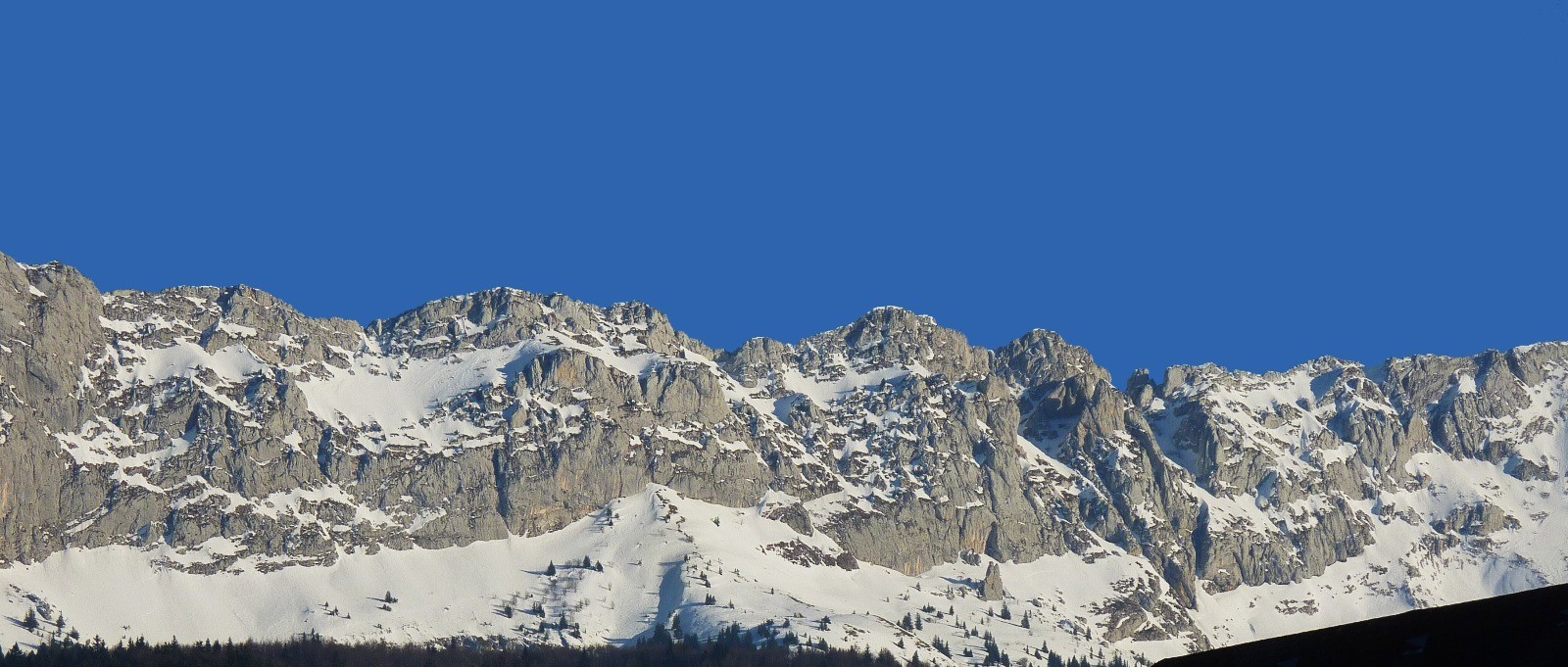 Vue d'ensemble en hiver
