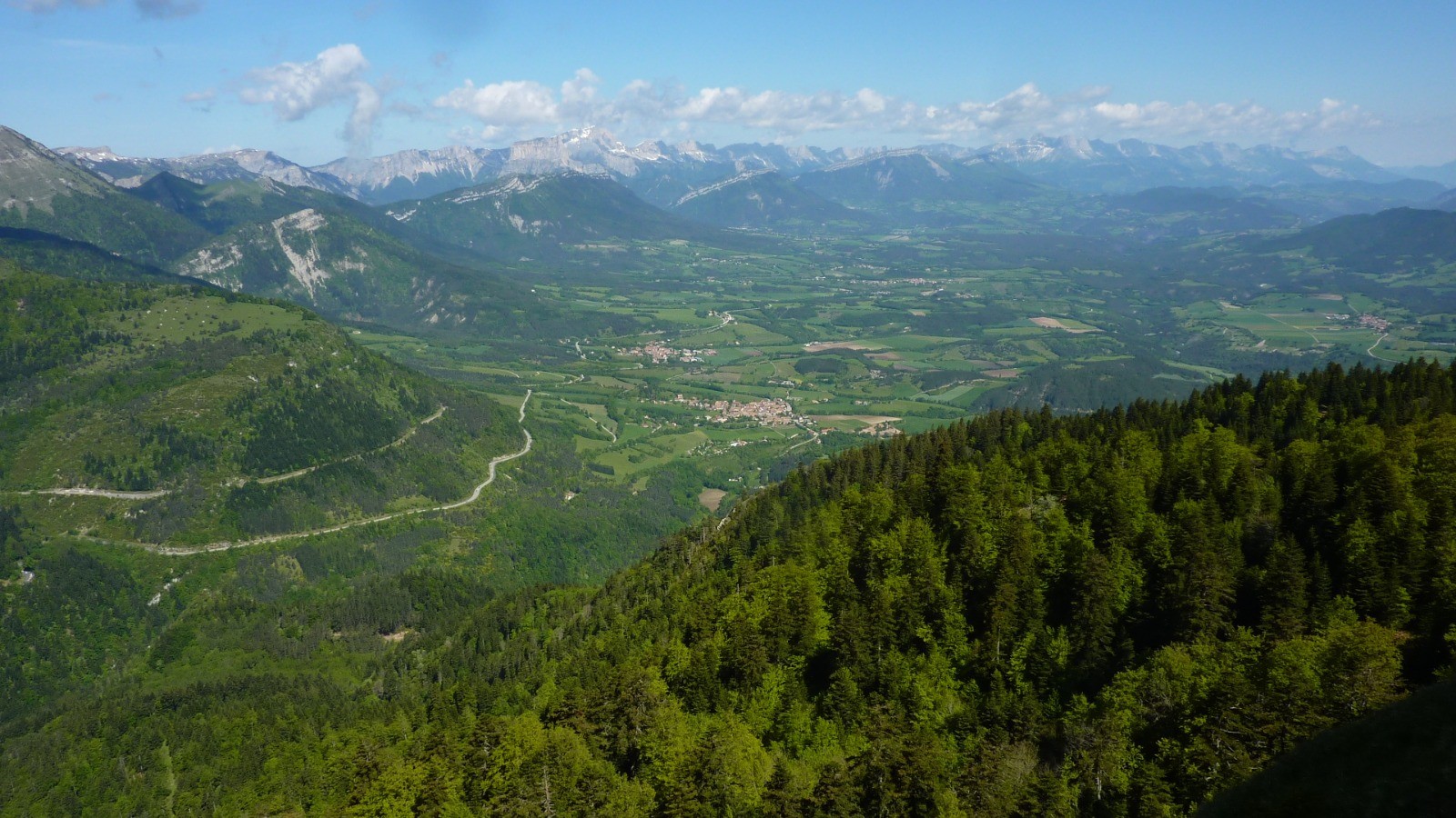 Vue plein nord : le TriÃ¨ves