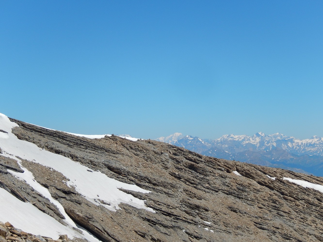 Vue sur le mont Blanc