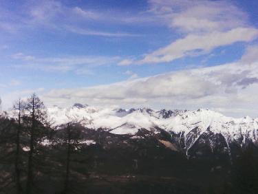 vue sur le PIc des Chalanches Ã  G