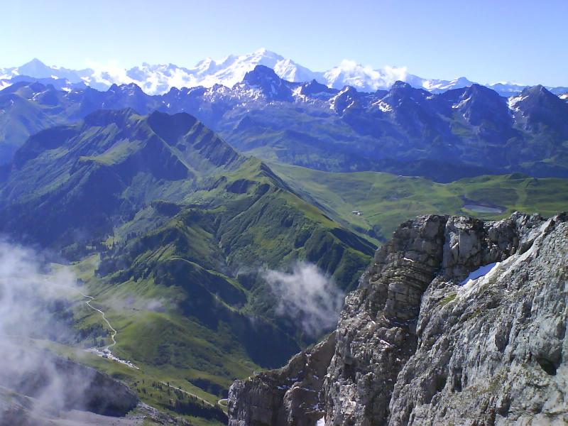 vue a partir du sommet