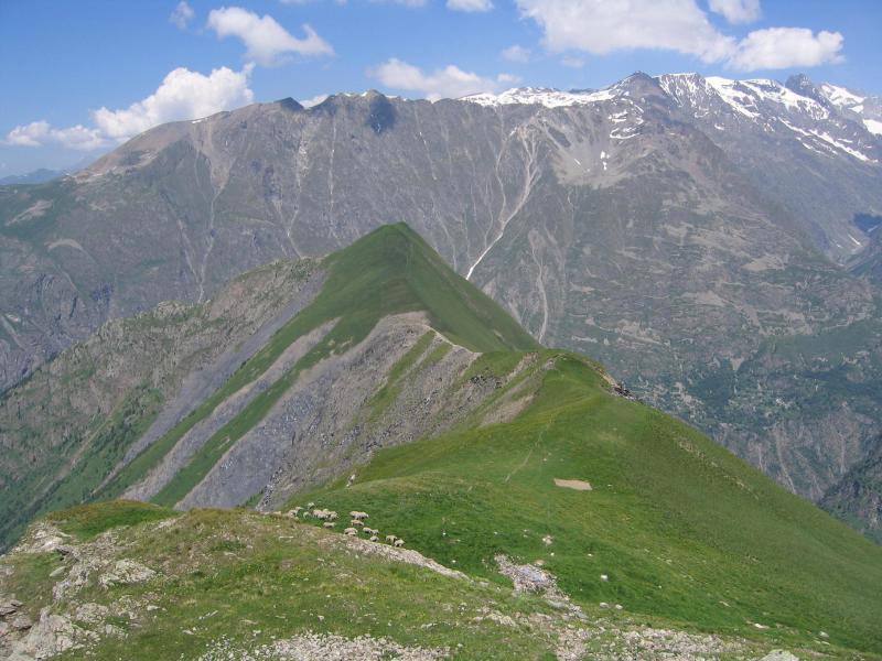 vue depuis le haut de l'itinéraire