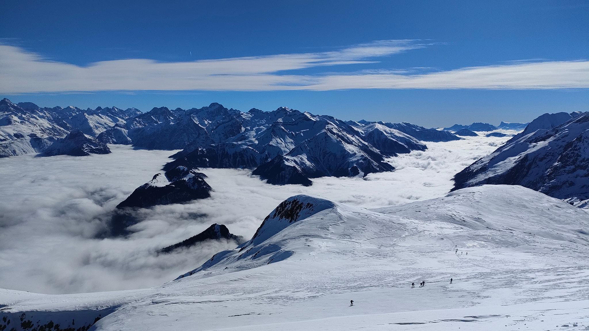 Vue du sommet du Grand Galbert
