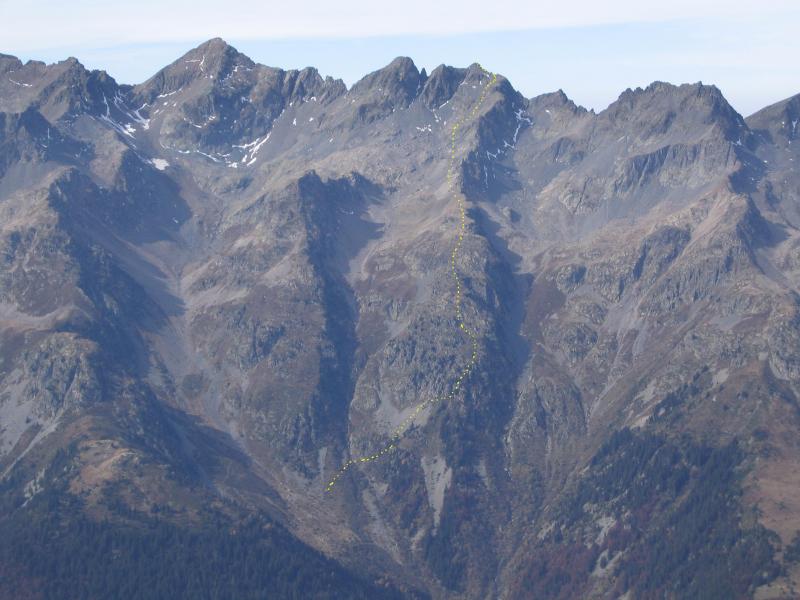 vue globale de l'itinéraire