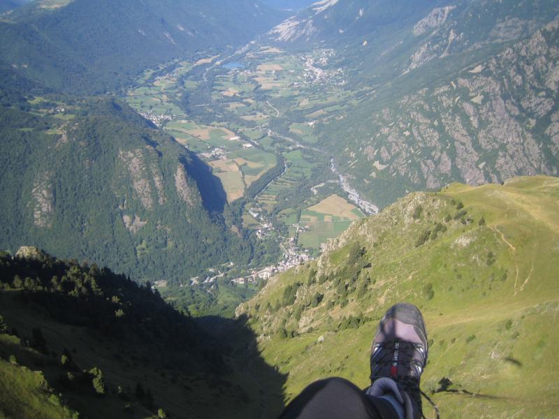 vue plongeante sur l' attero