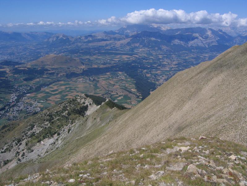 vue plongeante sur le gapençais