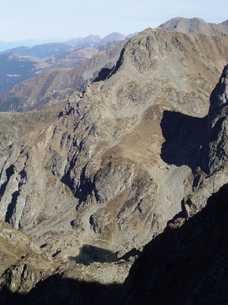 vue plongeante sur le lac du Crozet