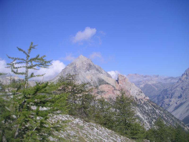 vue sur l'Aiguille Rouge