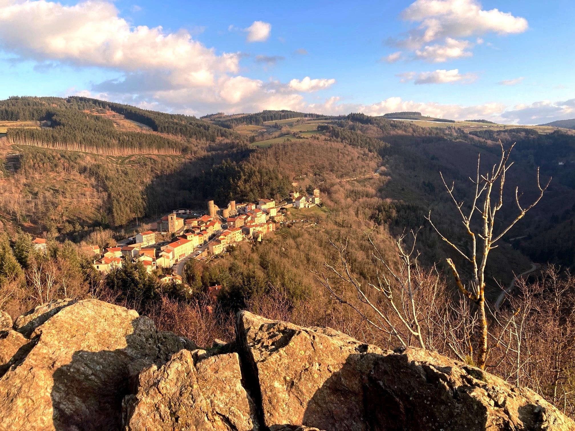Vue sur Rochetaillée depuis la Madone