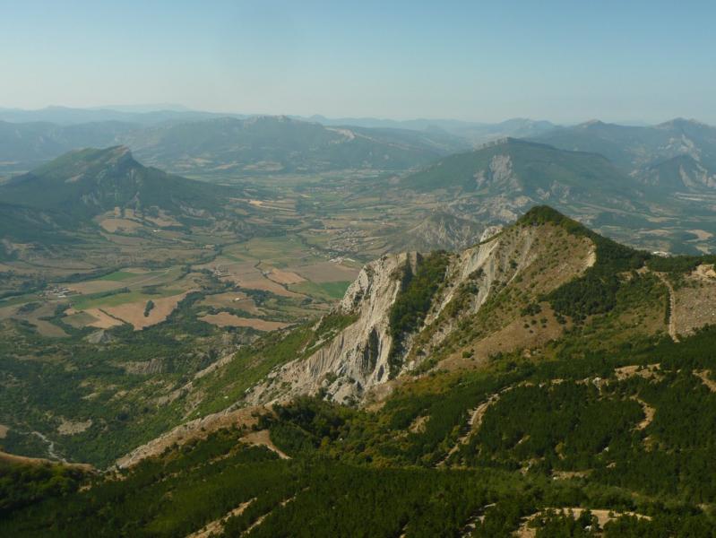 Vue vers l'atterro