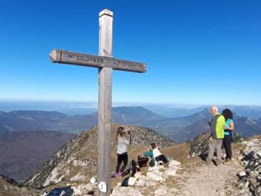 Randonnée dans les Bauges. Mont colombier
